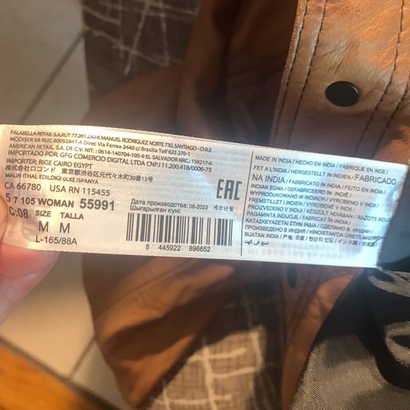 MNG leather collection Jacket size M NWOT - Picture 10 of 10